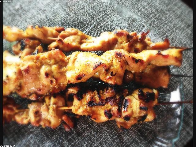 Sate Ayam dish